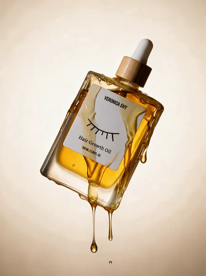 VERONICA SHY, Hair Growth Oil: produktový vizuál
