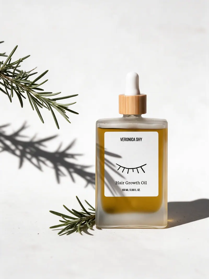 VERONICA SHY, Hair Growth Oil: produktový vizuál